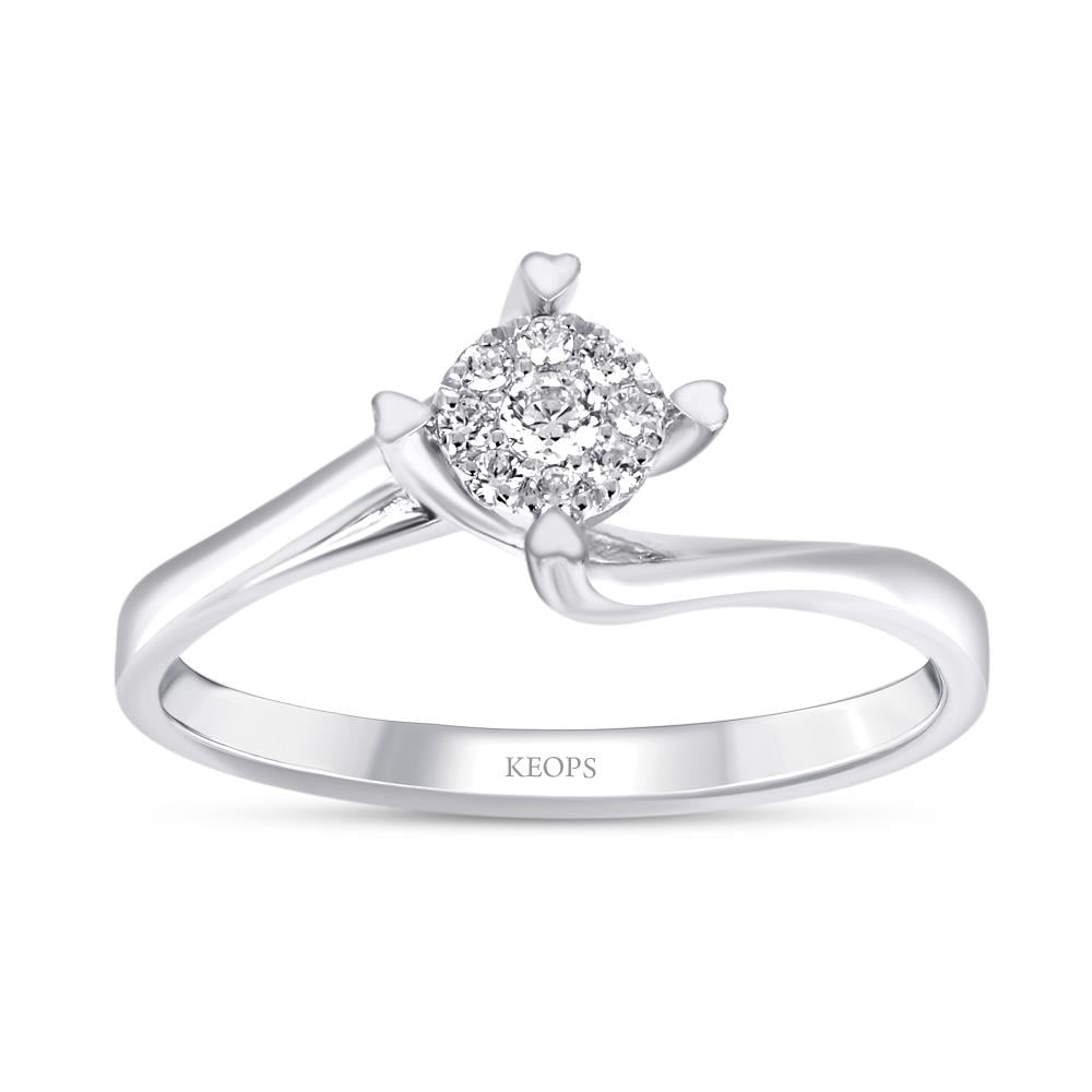 0.08 Karat Fantezi Pırlanta Yüzük