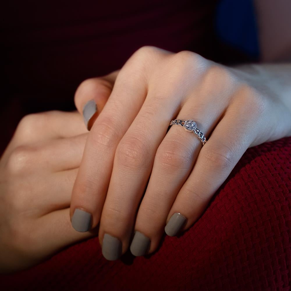 0.17 Karat Fantezi Pırlanta Yüzük