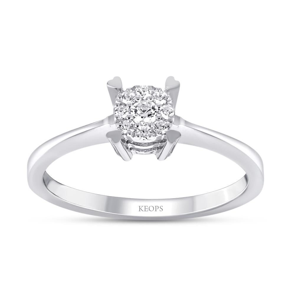 0.08 Karat Fantezi Pırlanta Yüzük