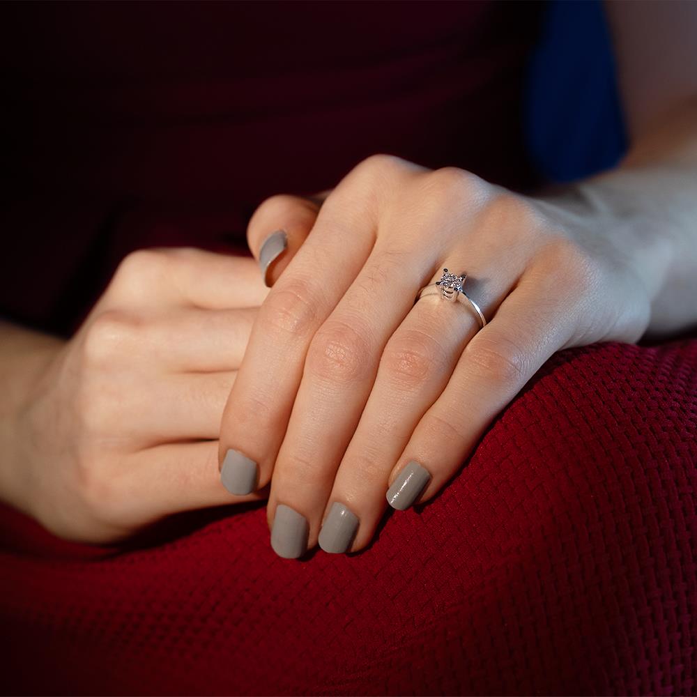 0.08 Karat Fantezi Pırlanta Yüzük