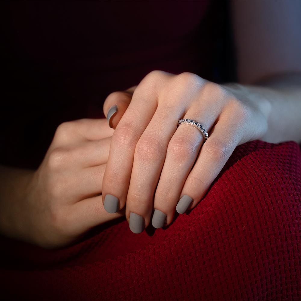 0.38 Karat Pırlanta Yarımtur Yüzük 