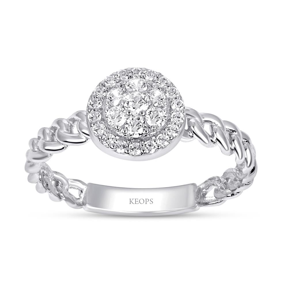 0.28 Karat Fantezi Pırlanta Yüzük