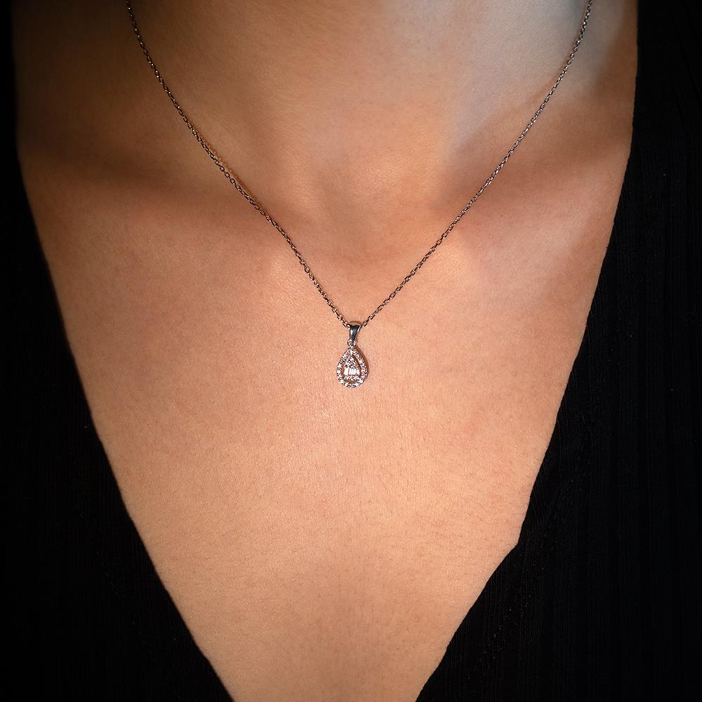 0.20 Karat  Fantezi Pırlanta Kolye