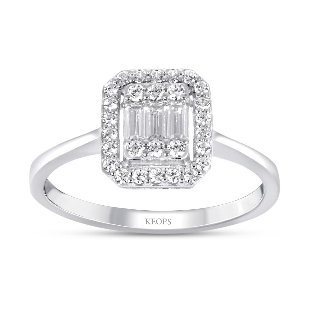 0.31 Karat Baget Pırlanta Yüzük