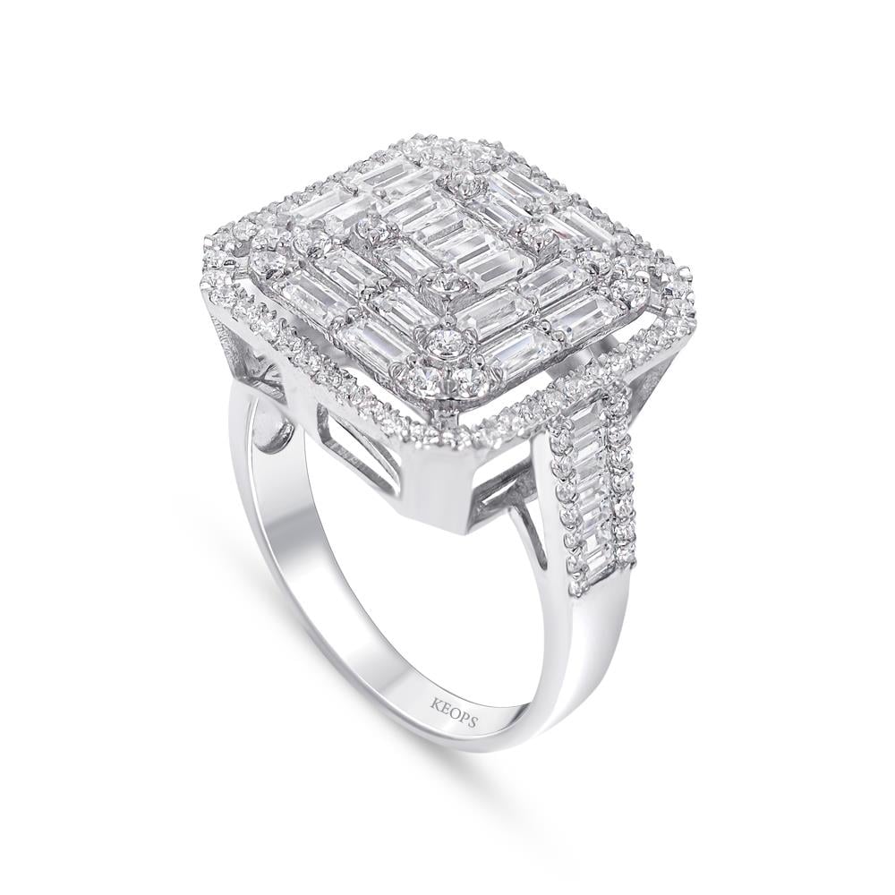 1.53 Karat Baget Pırlanta Yüzük