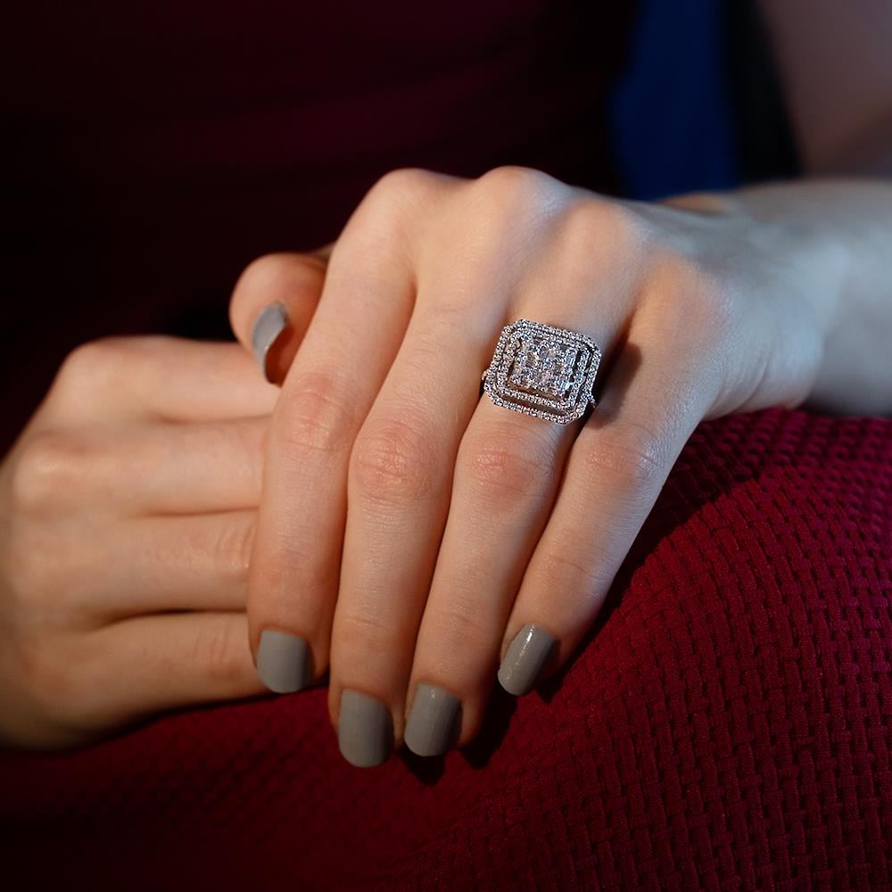 1.18 Karat Baget Pırlanta Yüzük