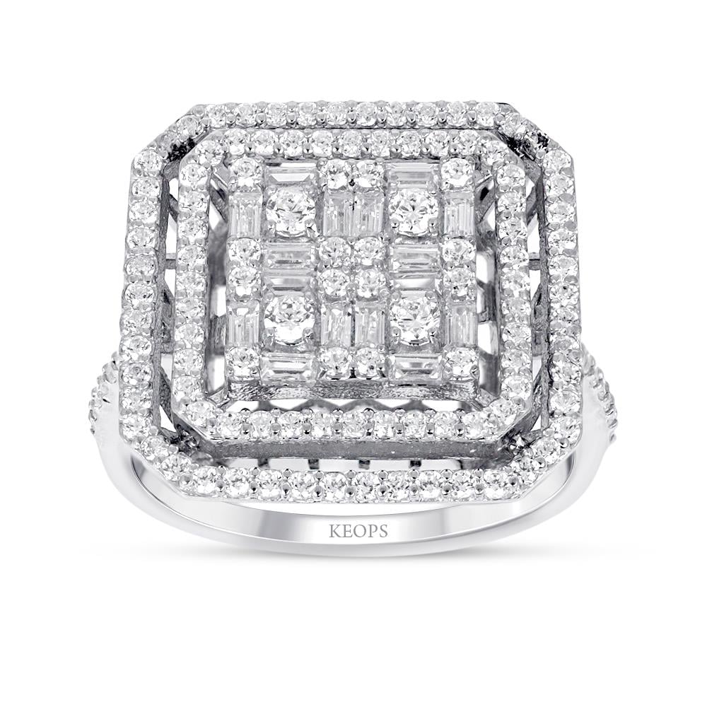 1.18 Karat Baget Pırlanta Yüzük