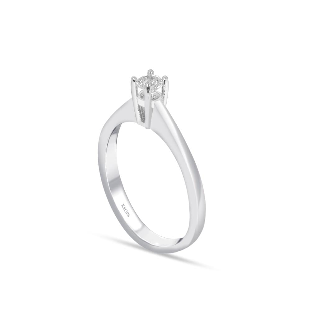 G Renk 0.15 Karat Pırlanta Tektaş Yüzük