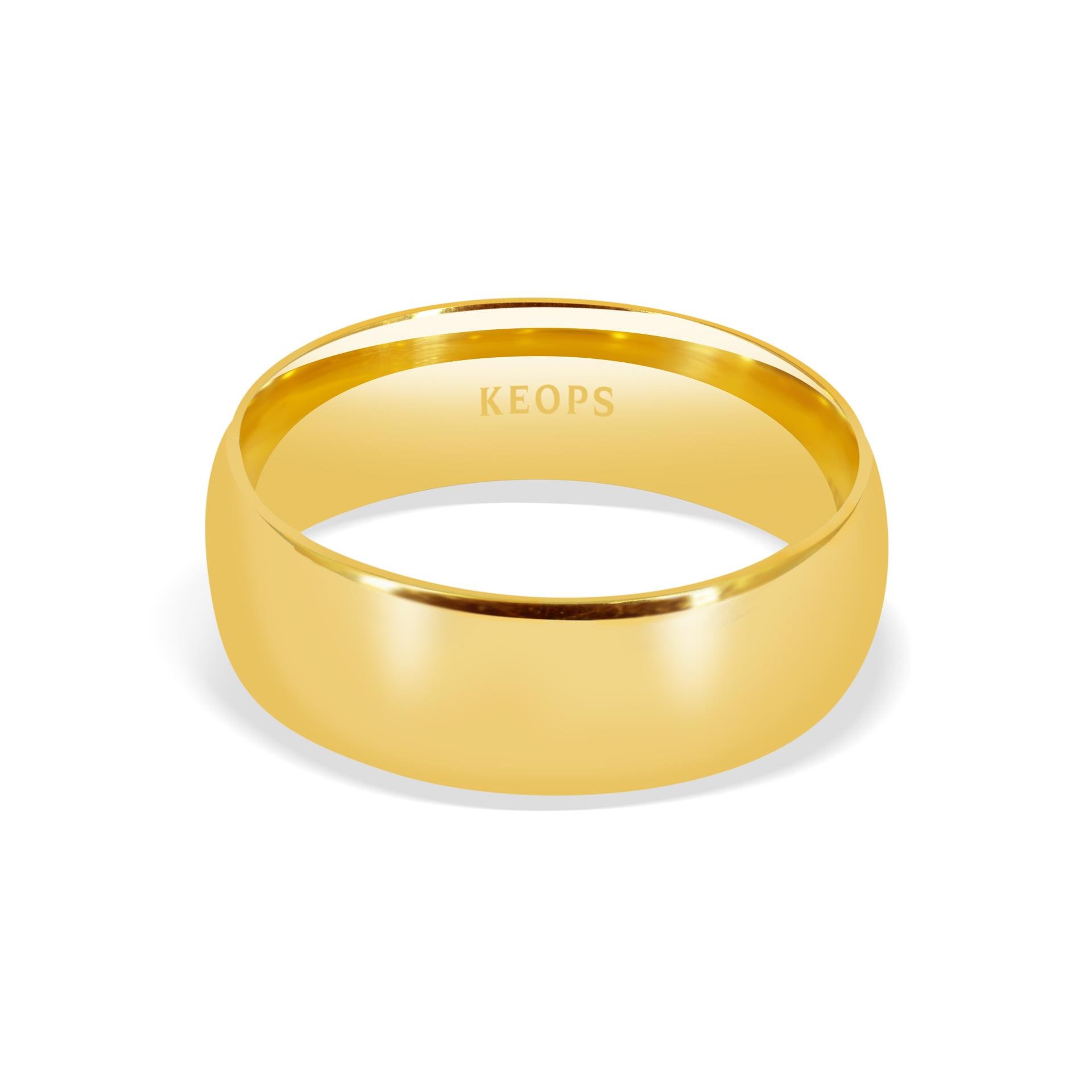 Klasik 7mm. Bombeli Kadın Alyans