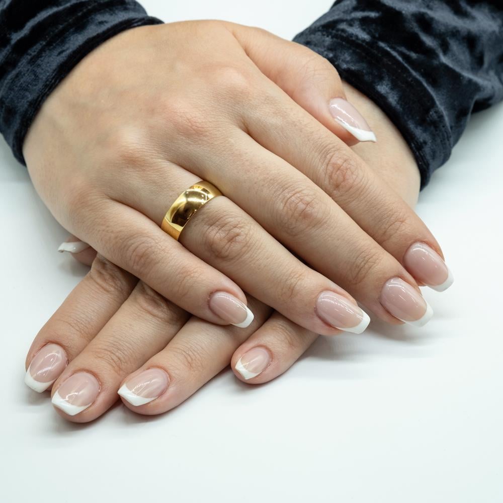 Klasik 7mm. Bombe2'li Kadın Alyans