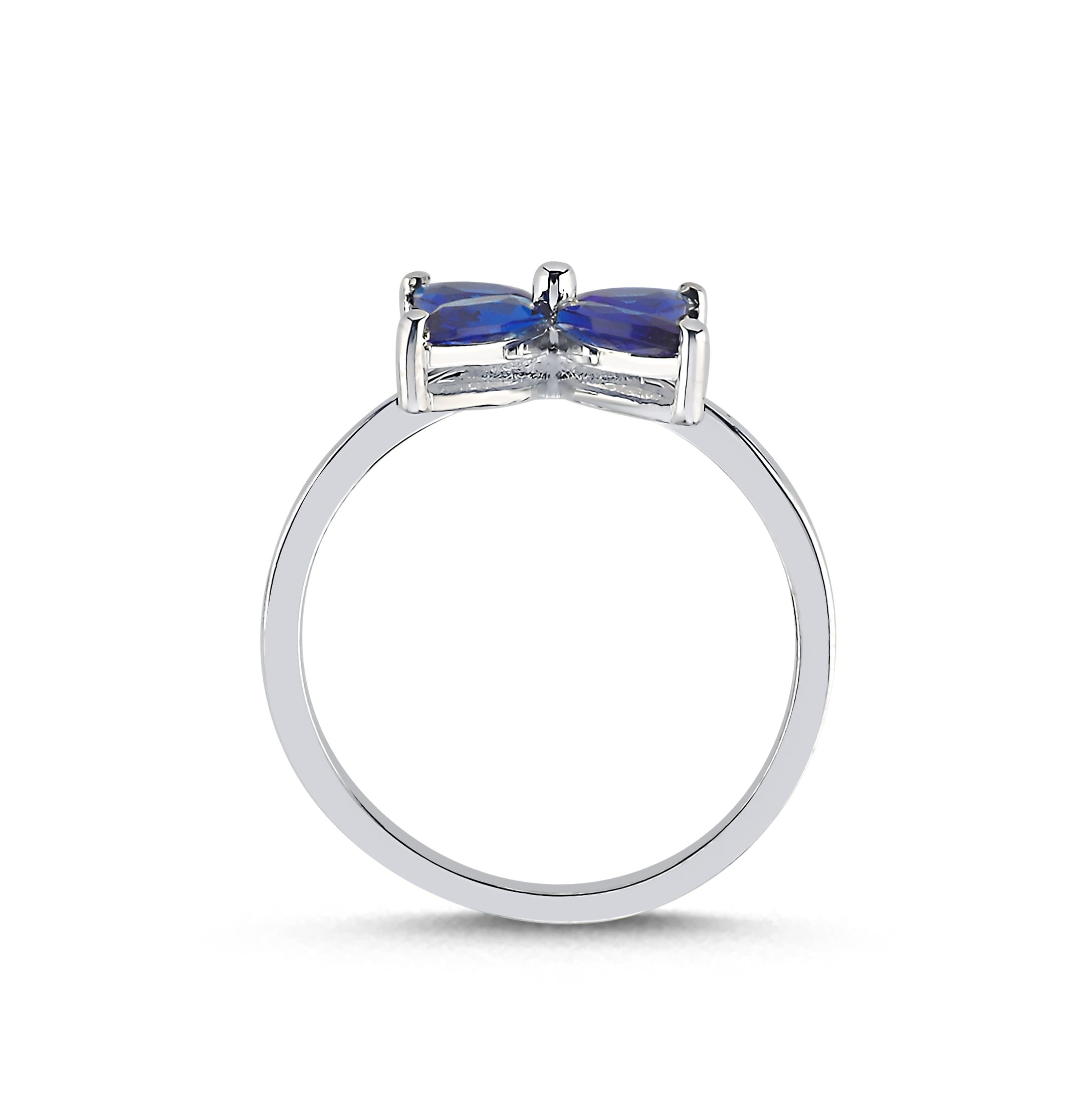 Markiz Safir Yüzük - 30020029 - IDL Sertifikalı