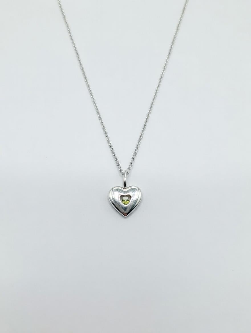 Peridot Taşlı Ağustos Ayı Doğum Kolyesi - 900907