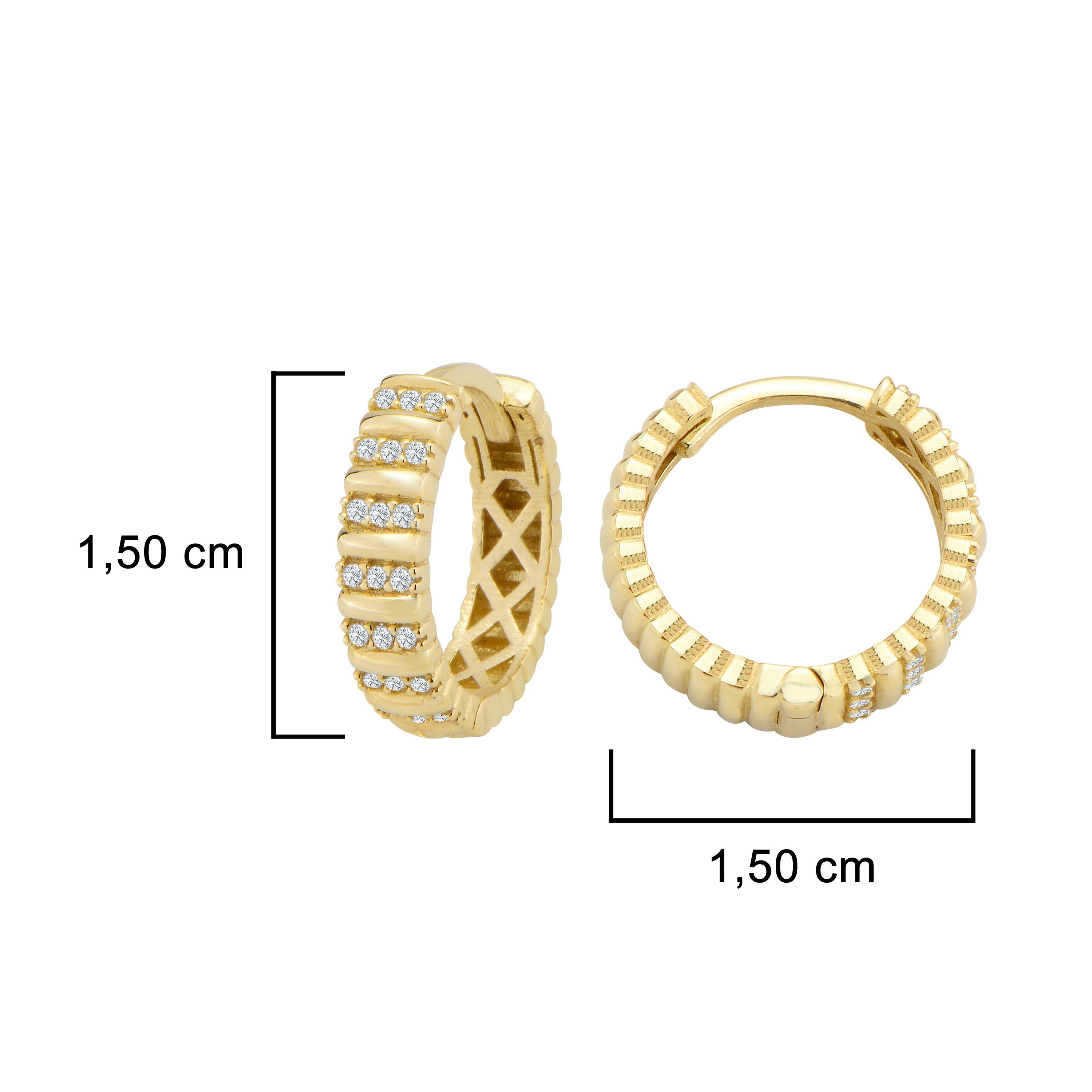 Pırlanta Antique Halka Küpe