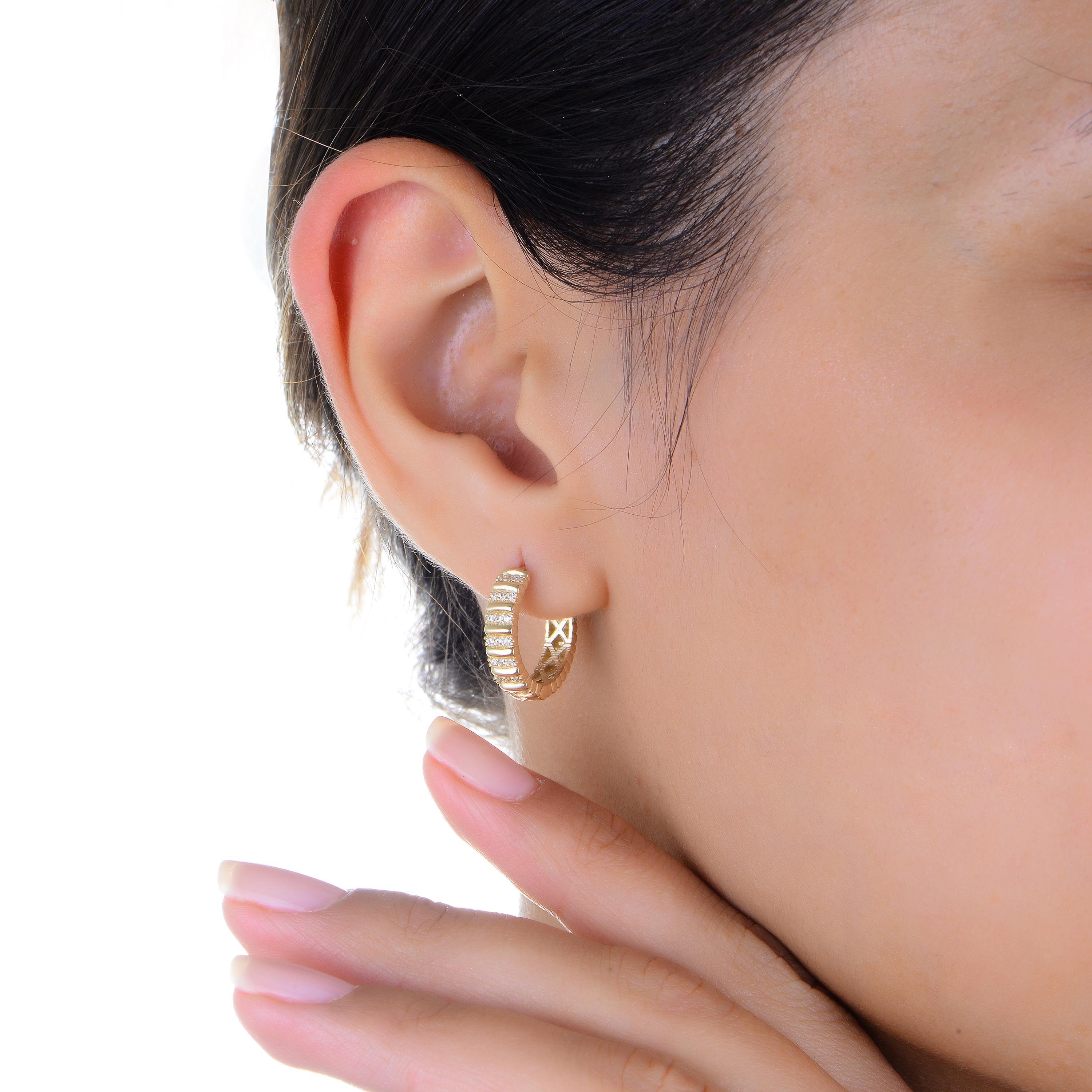 Pırlanta Antique Halka Küpe