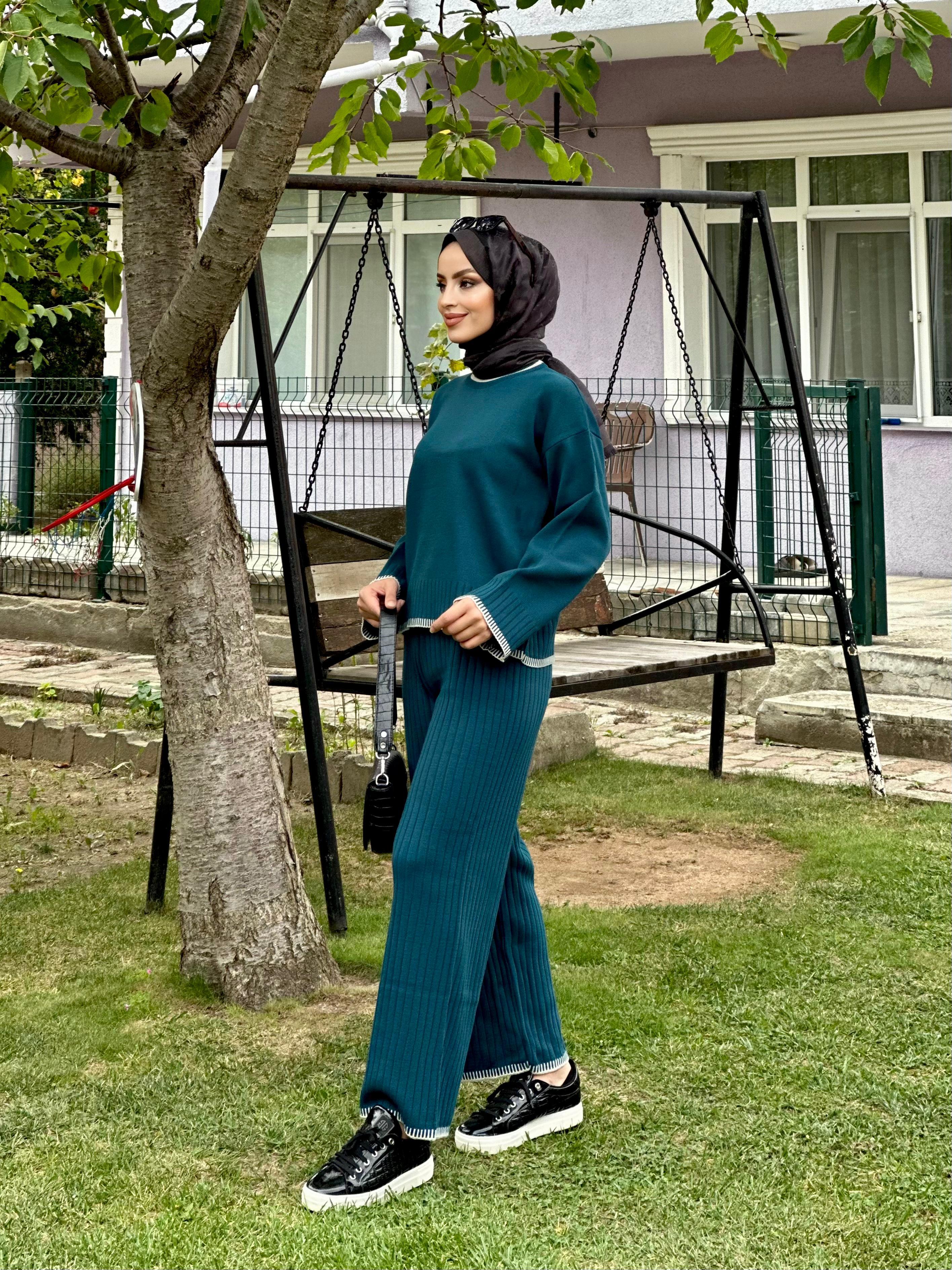 çoban dikişli triko takım