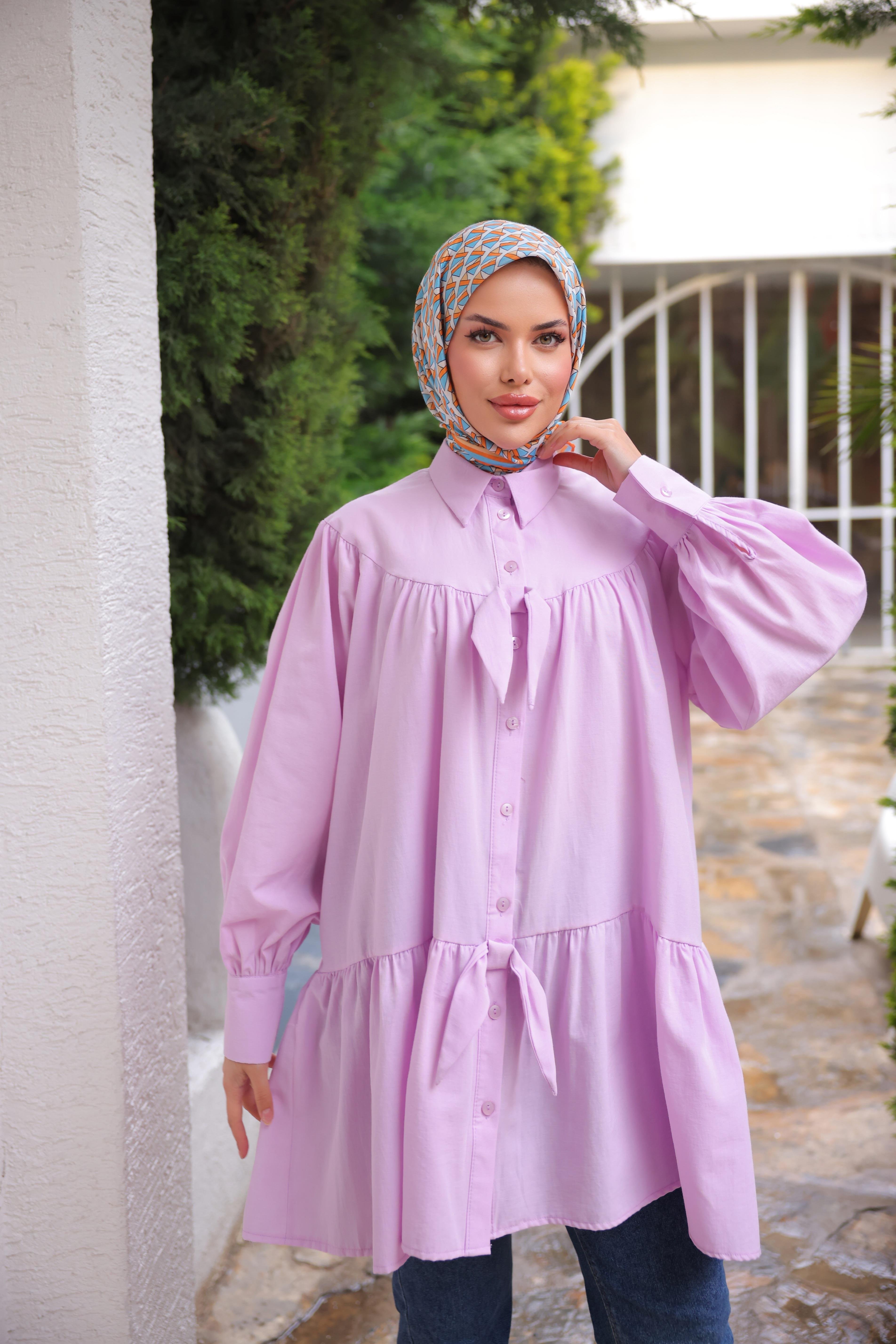 Fiyonklu Salaş Tunik