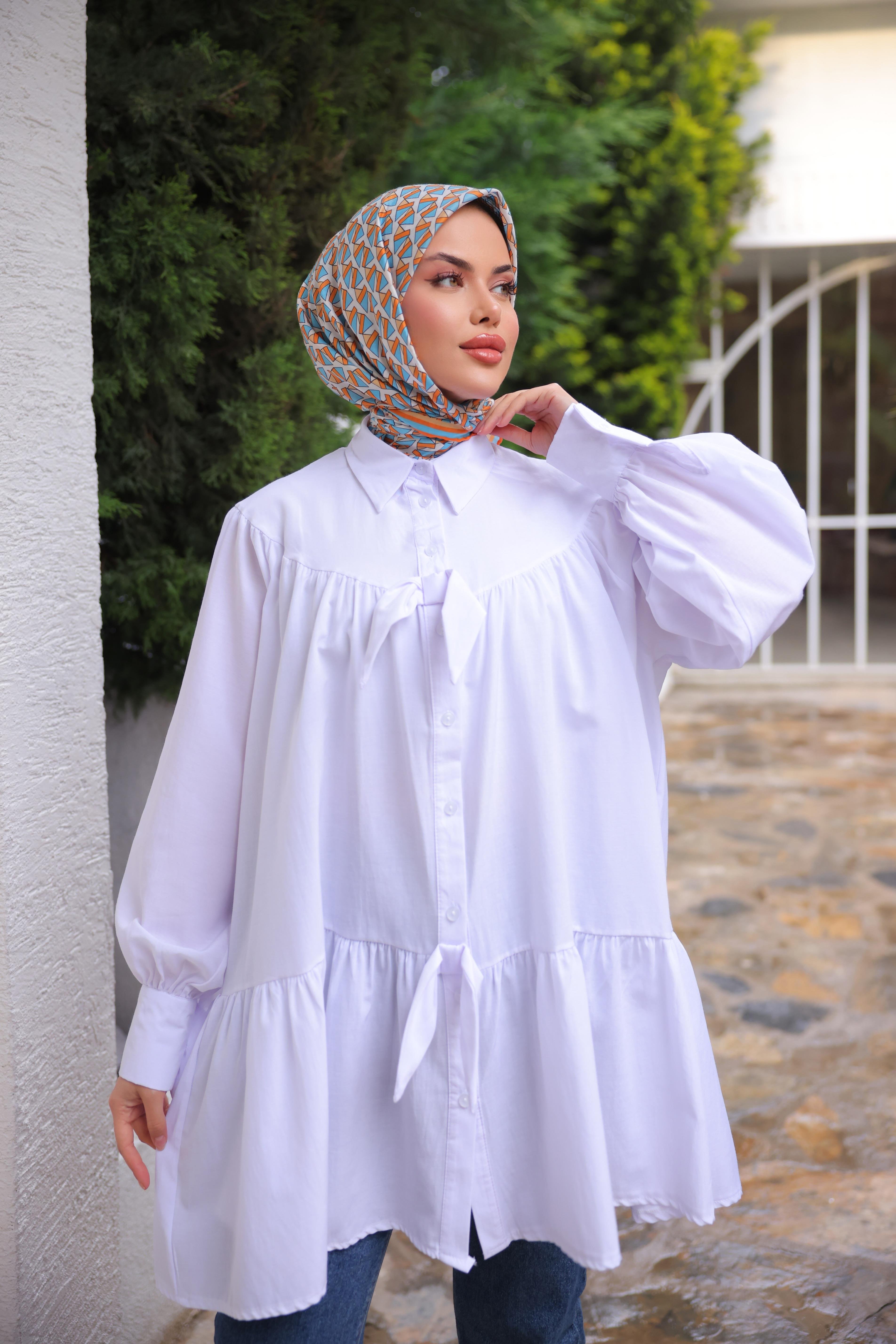 Fiyonklu Salaş Tunik