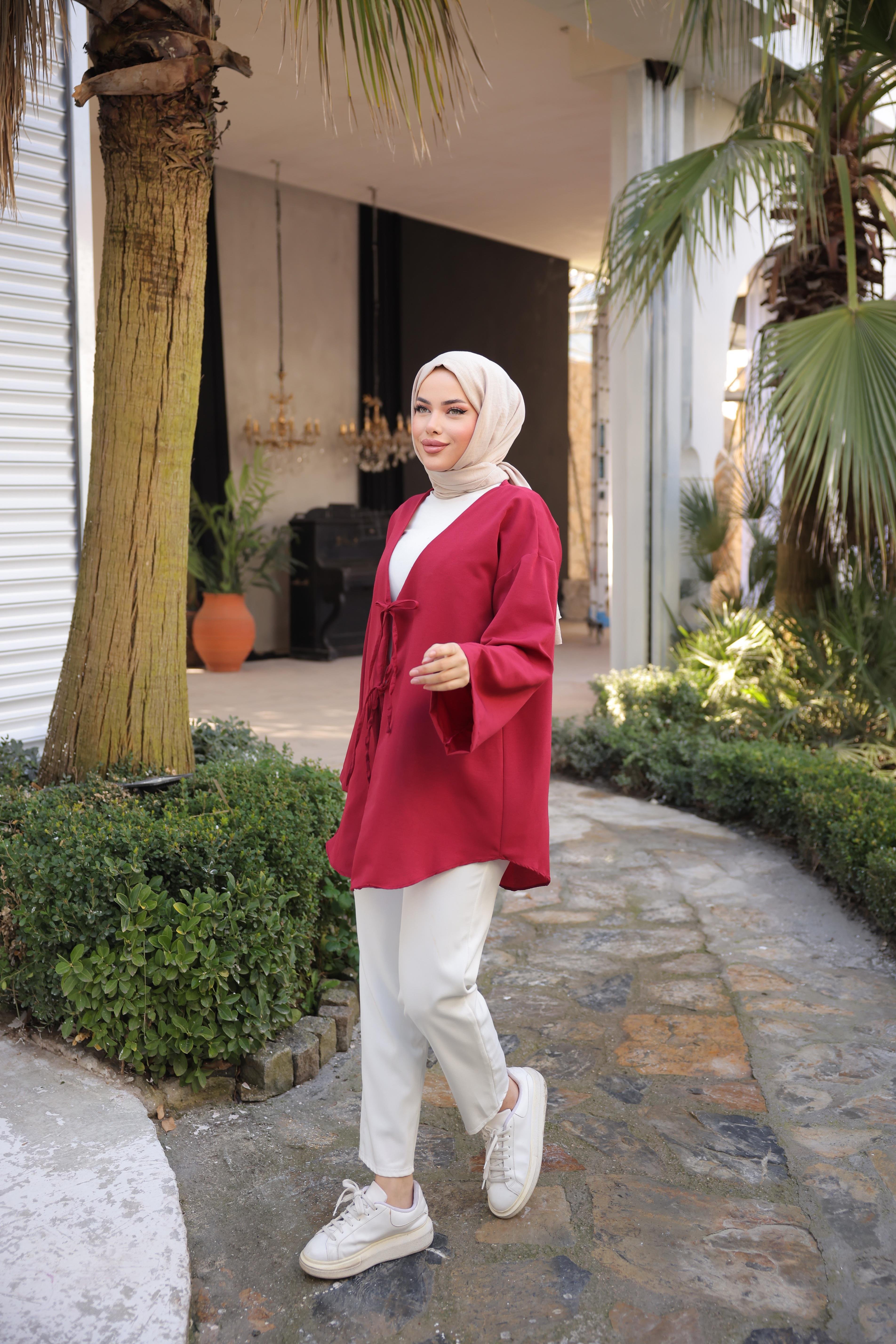 Önü Bağlamalı Kimono Tunik