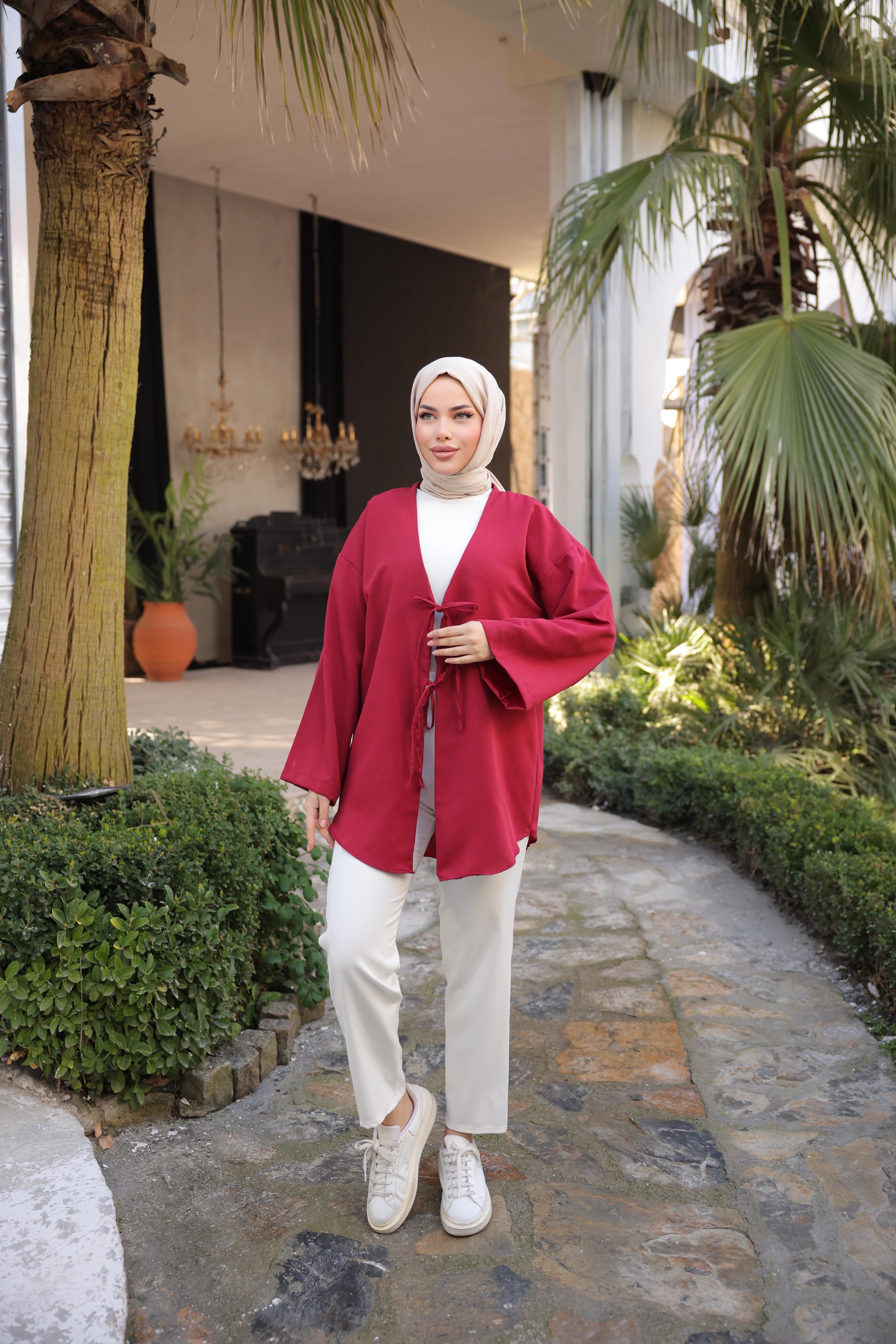 Önü Bağlamalı Kimono Tunik
