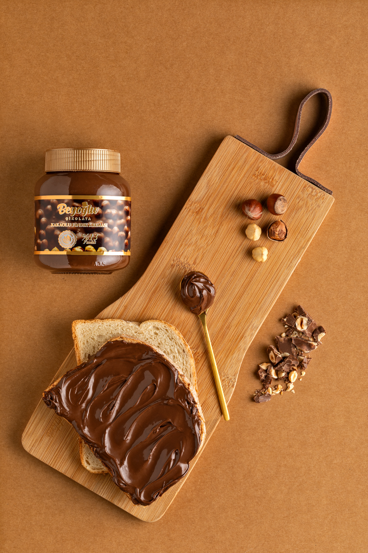 Beyoğlu 13% Hazelnut Cream Chocolate Glass Bowl 350GR.