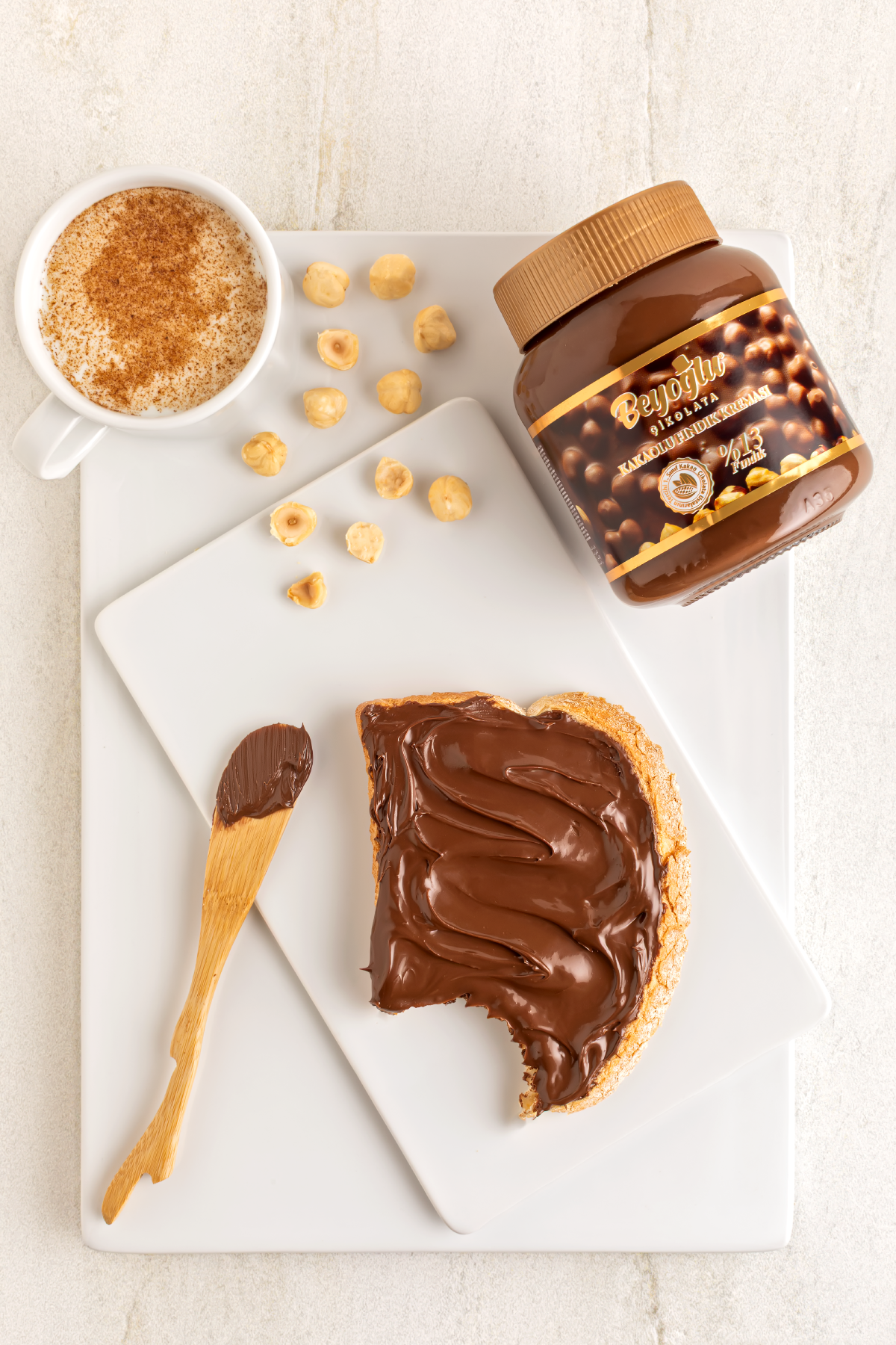 Beyoğlu 13% Hazelnut Cream Chocolate Glass Bowl 350GR.