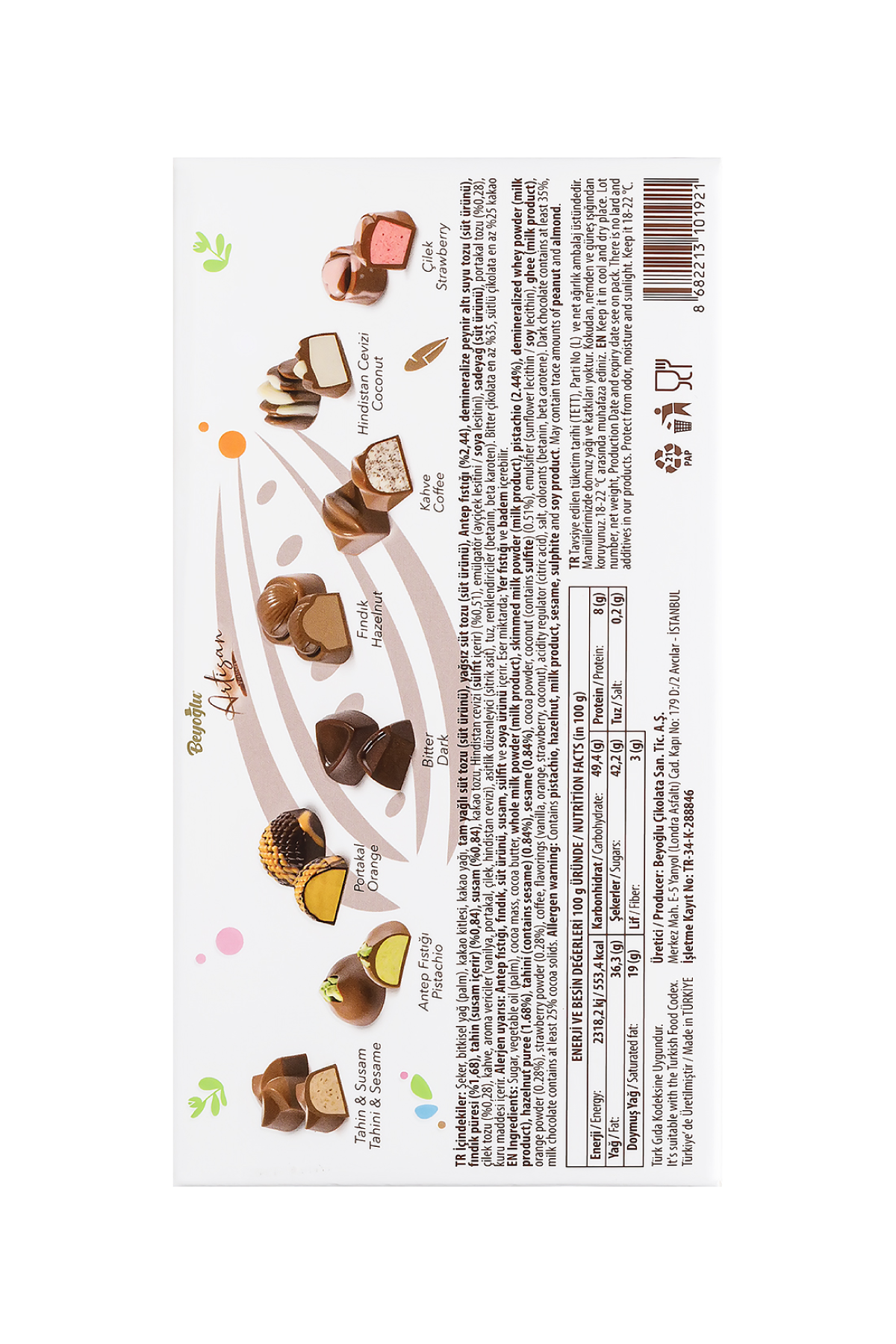 Beyoğlu Artizan Pralines 80 Gr.