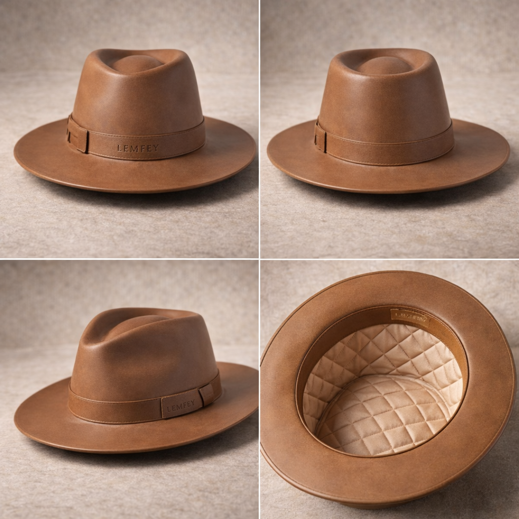  Fedora 01 Latte Latte Leather