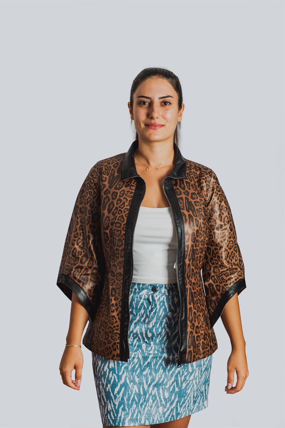 Alytus Bayan Deri Ceketi