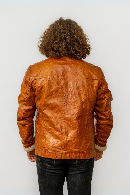 Culebrita Erkek Kürk Deri Ceketi