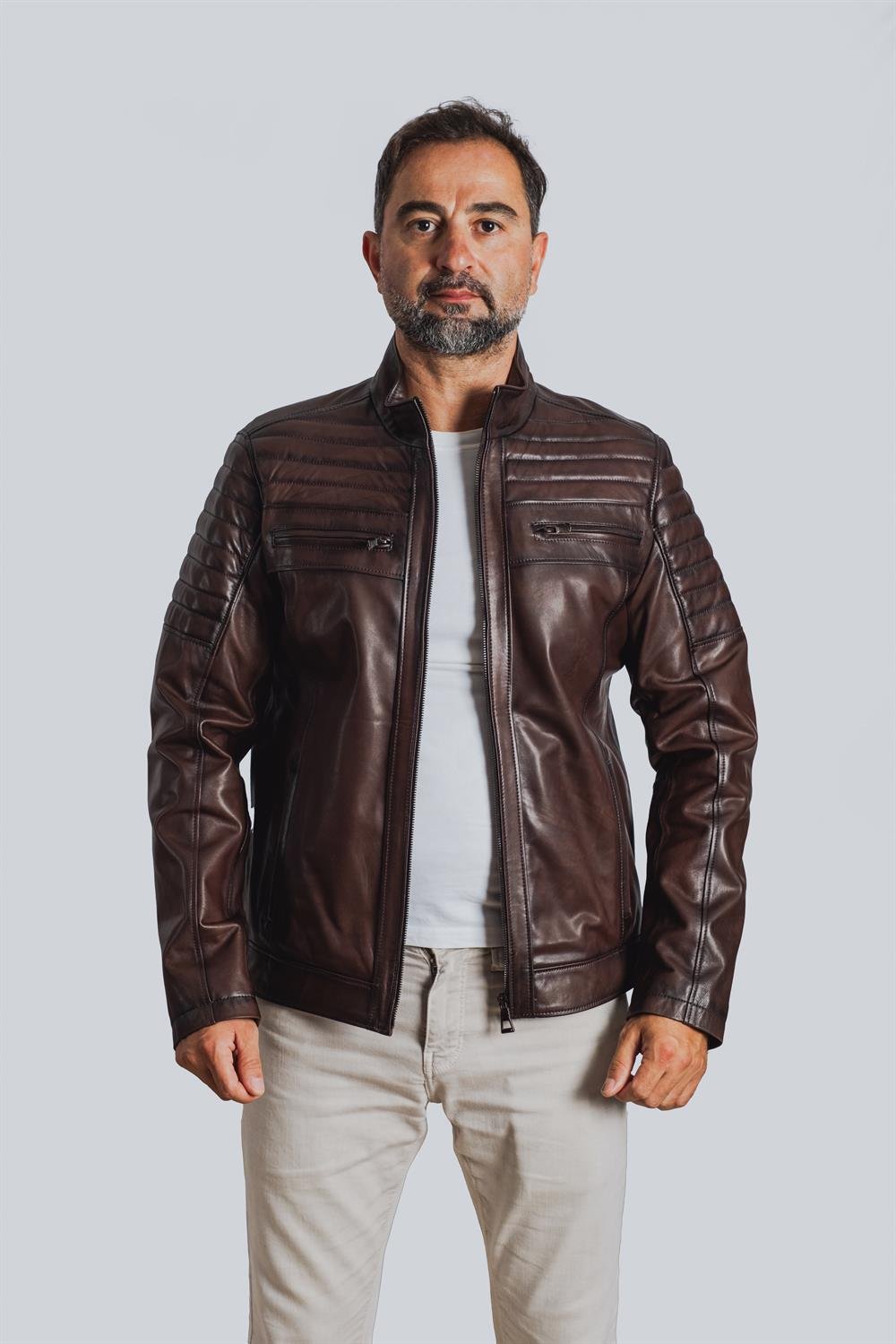 Dakar E101 Erkek Deri Ceket