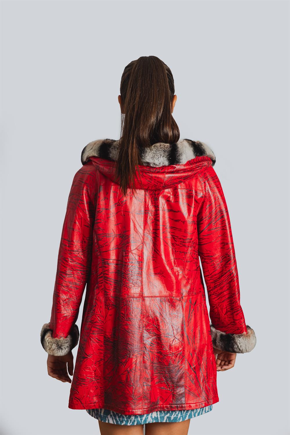 Dalila Rocha Bayan Deri Ceketi