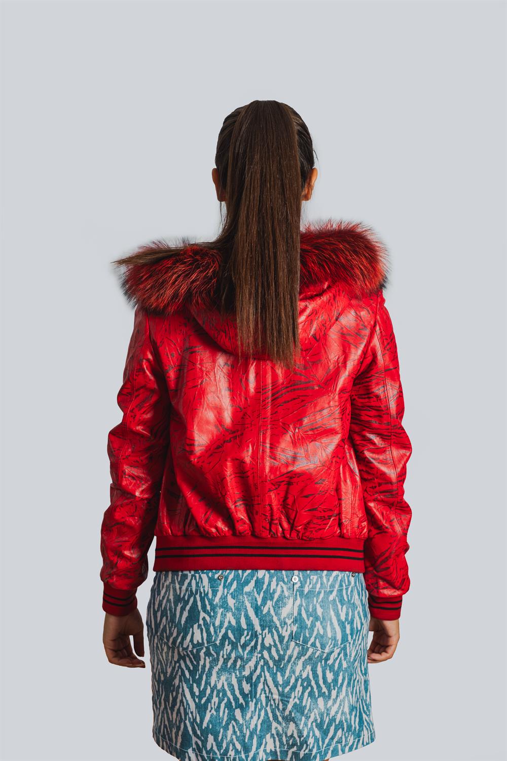 Elsa Refah Bayan Deri Ceketi