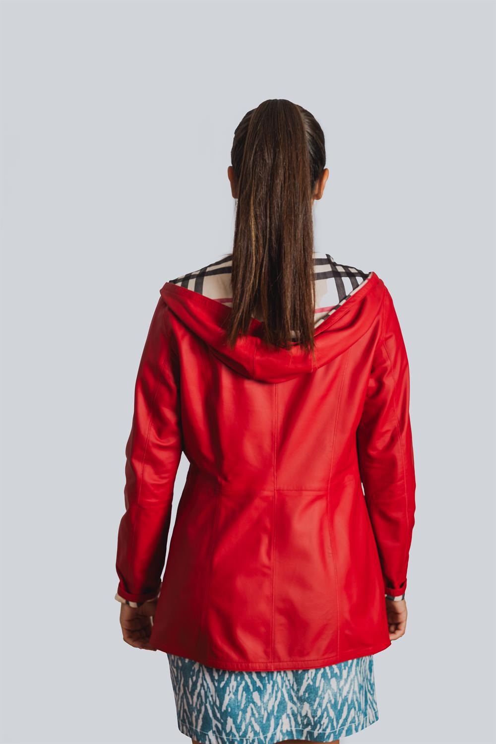 Julia Napier Bayan Deri Ceket