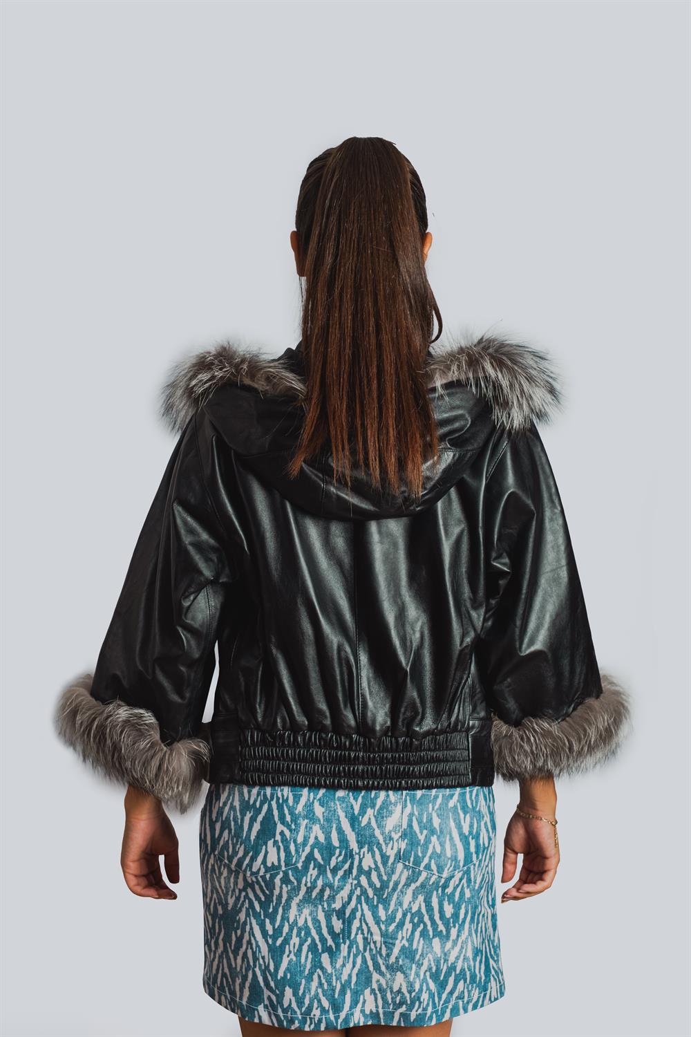 Liepaja Bayan Deri Ceketi