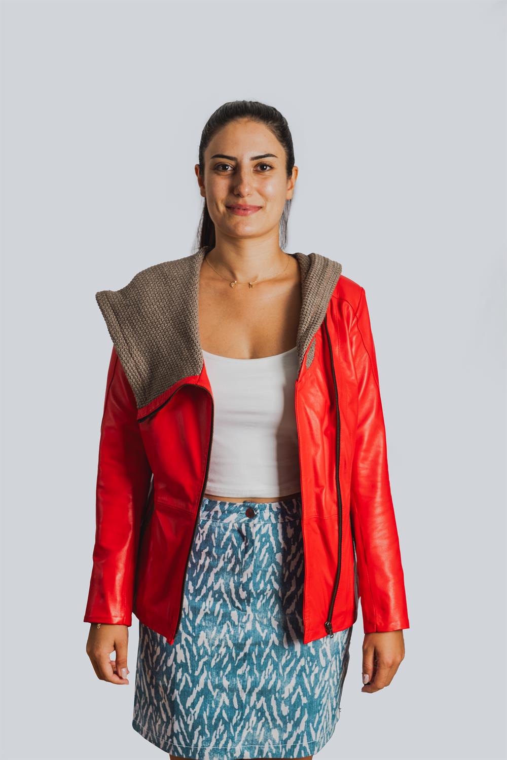 Trikolu Progreso Bayan Deri Ceketi