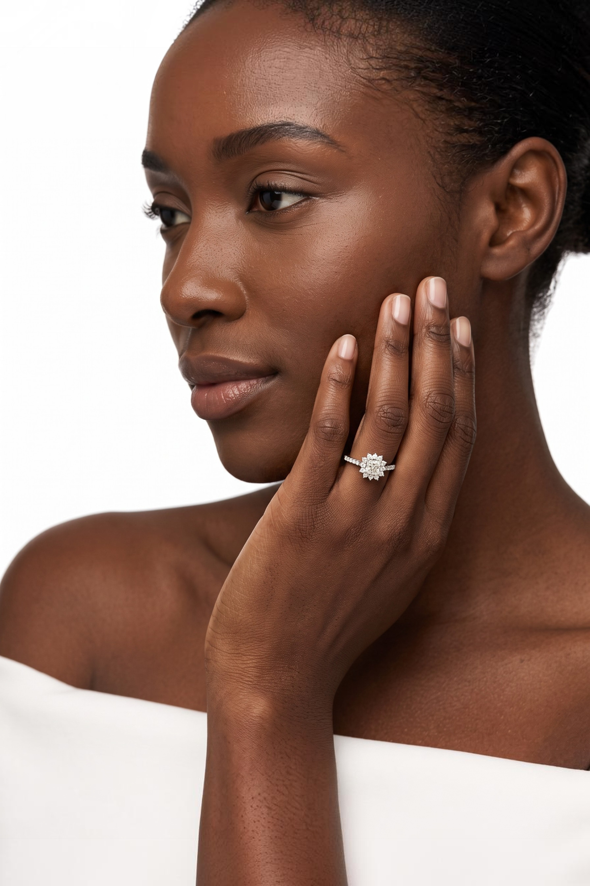 Diamantring 14 Karat