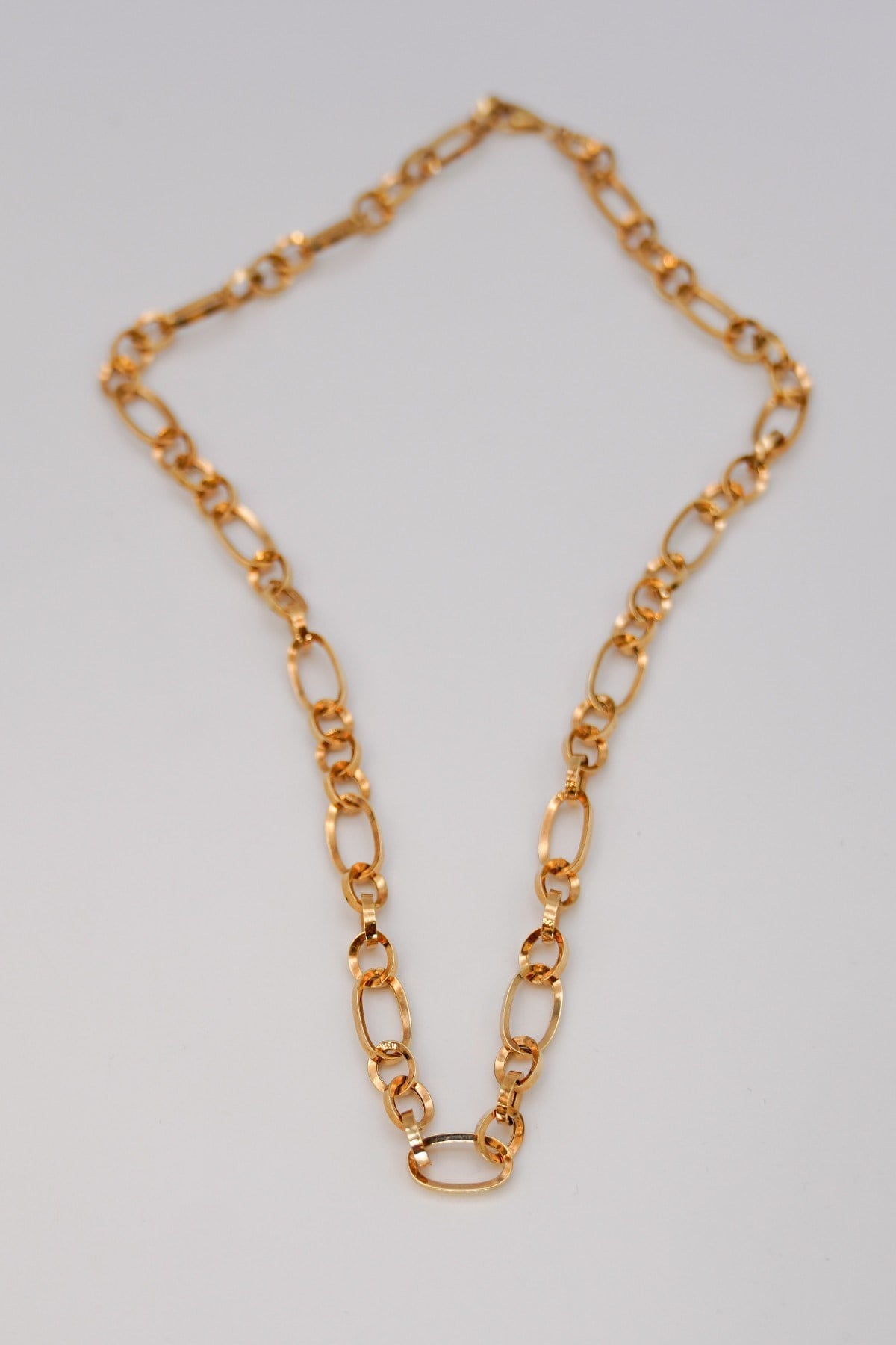 Italienische Figaro-Kette, 14 Karat