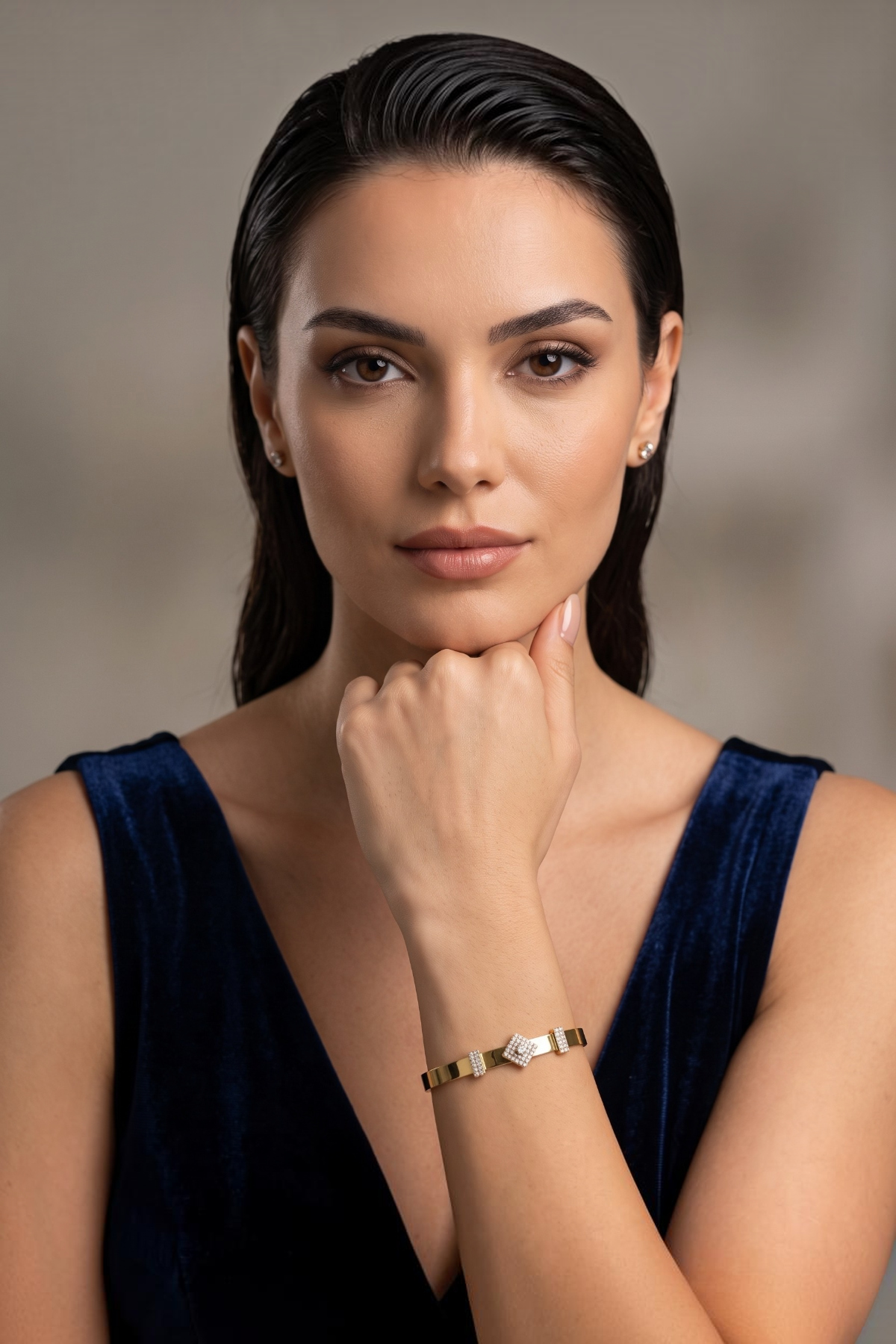 Zirkonstein-Armband 14 Karat