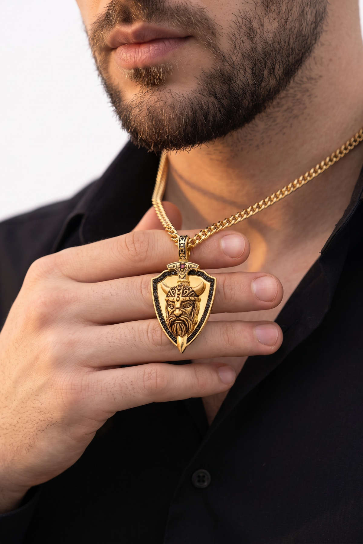 Zircon Stone Fantasy Pendant 14 Carat