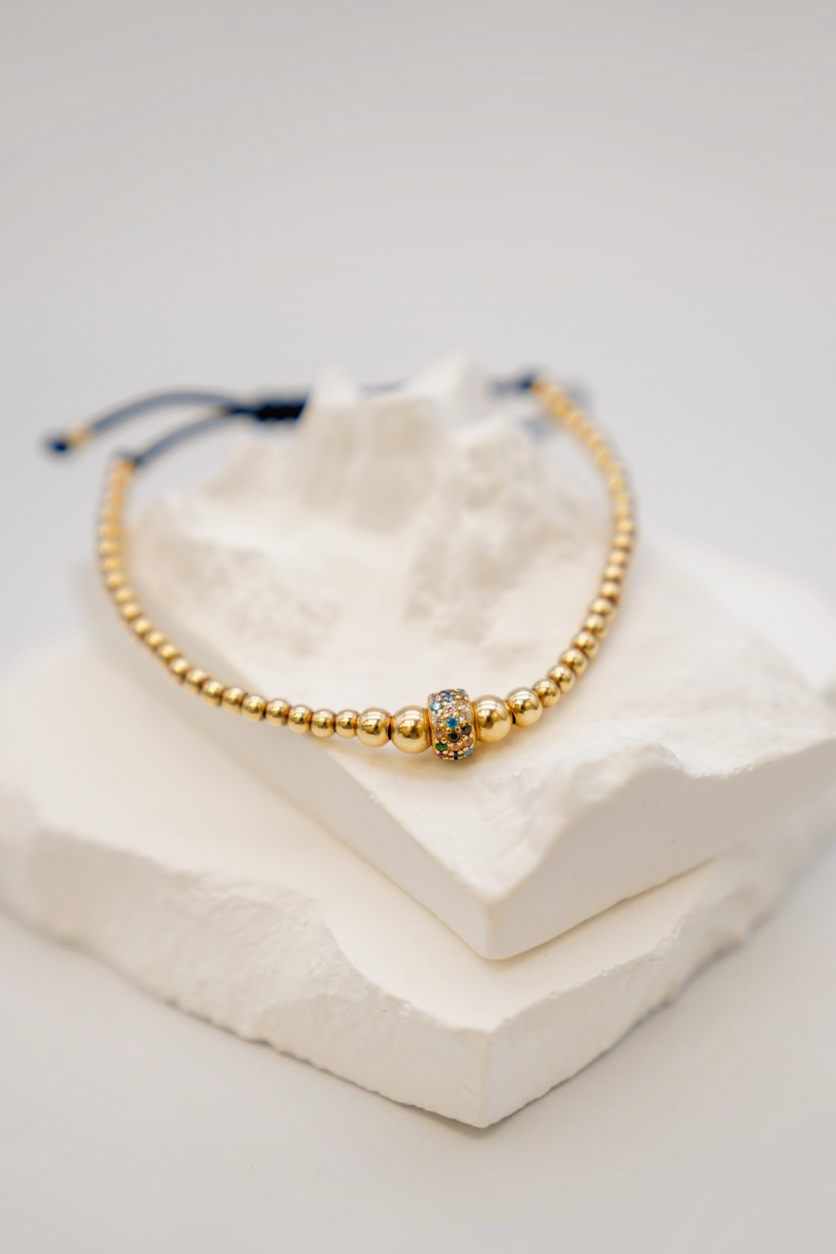 Zirkonstein-Dorica-Seilarmband 14 Karat