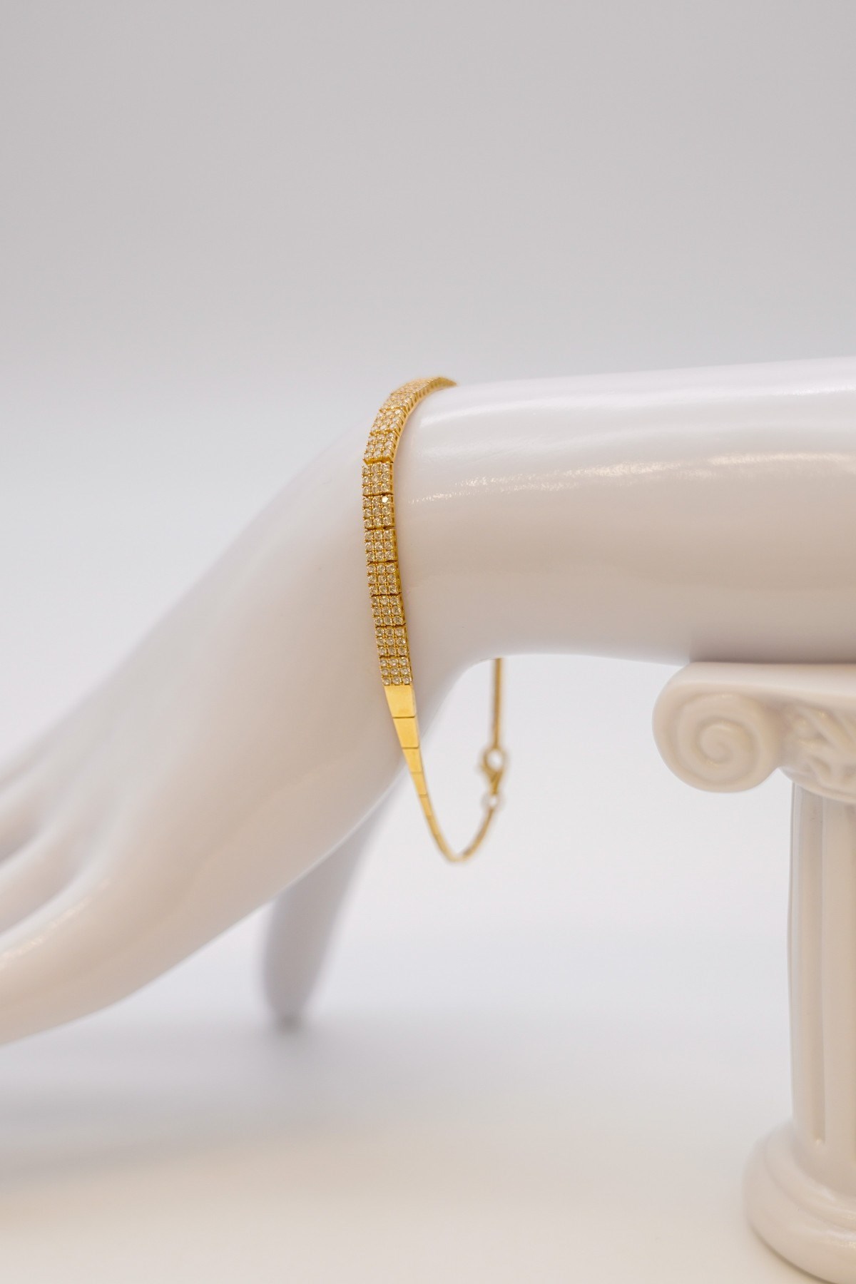 Zirkonstein-Armband 14 Karat