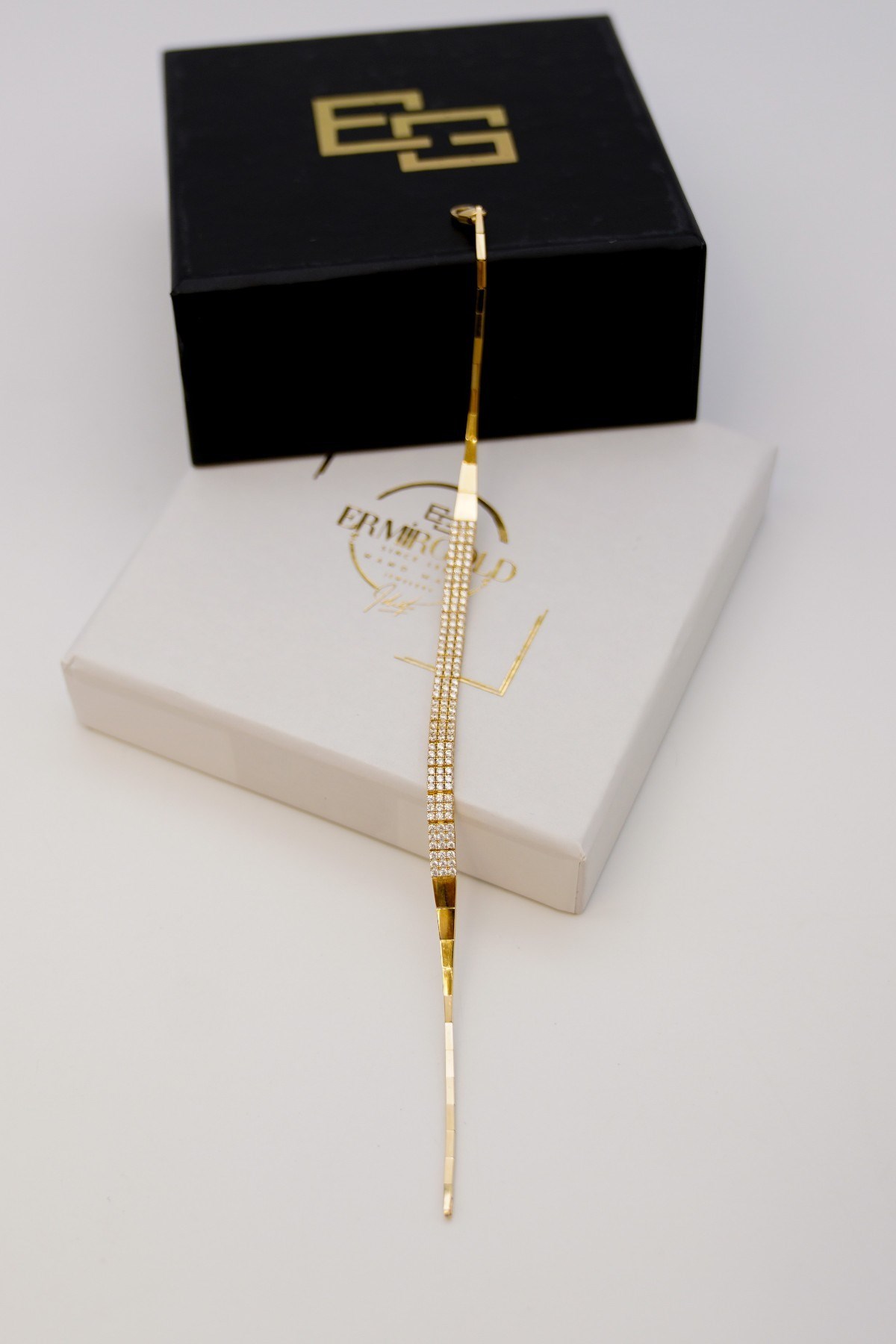 Zirkonstein-Armband 14 Karat