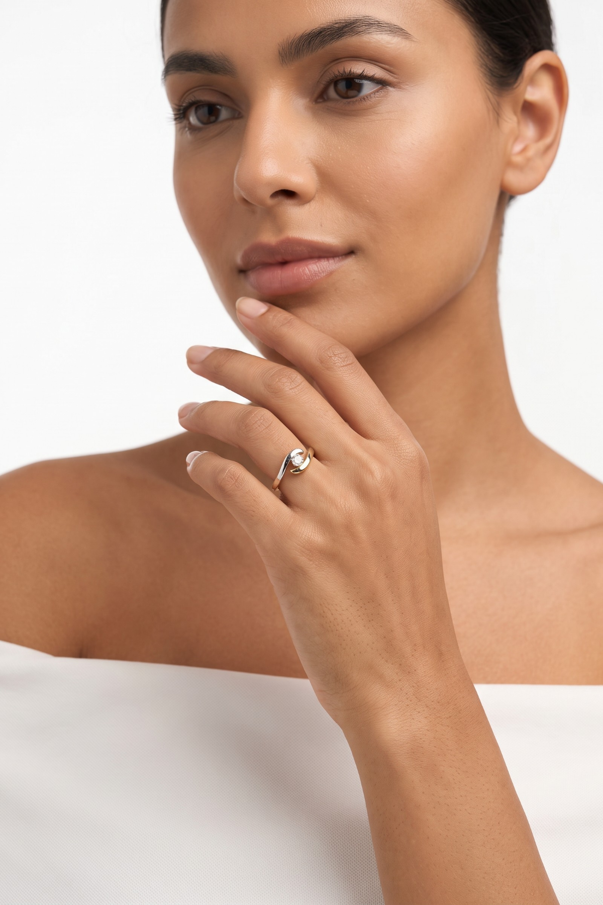 Solitaire Diamond Ring 14 Carat