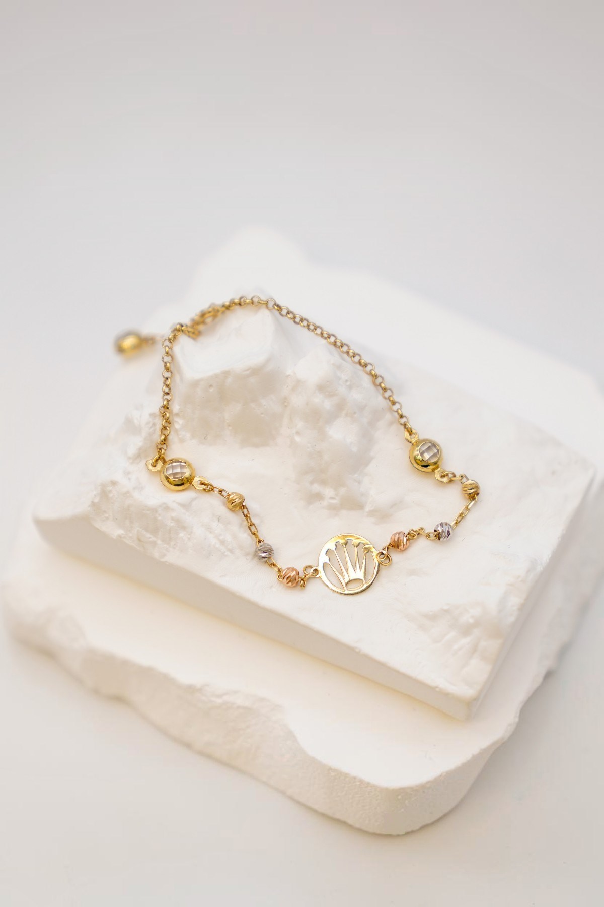 Dorisches Rolexss-Armband 14 Karat