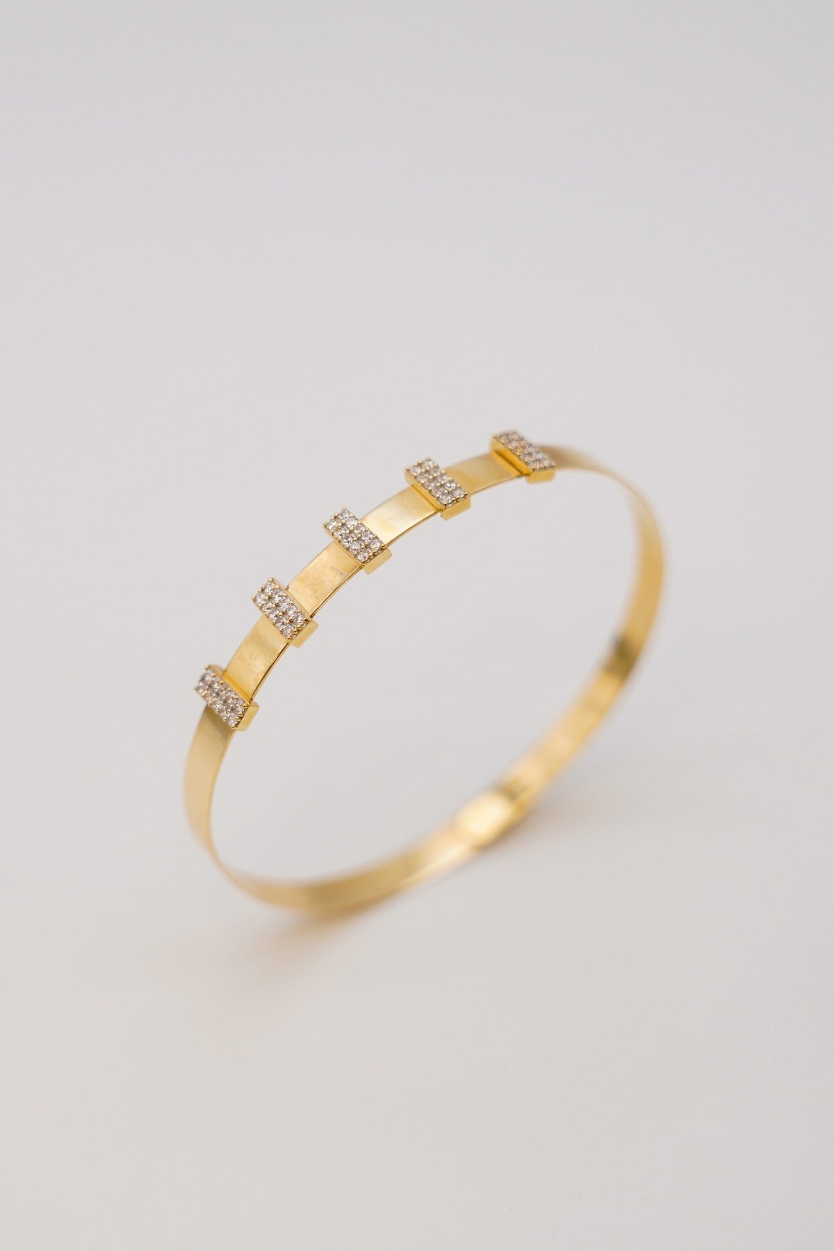 Zircon Stone Bracelet 14 Carat
