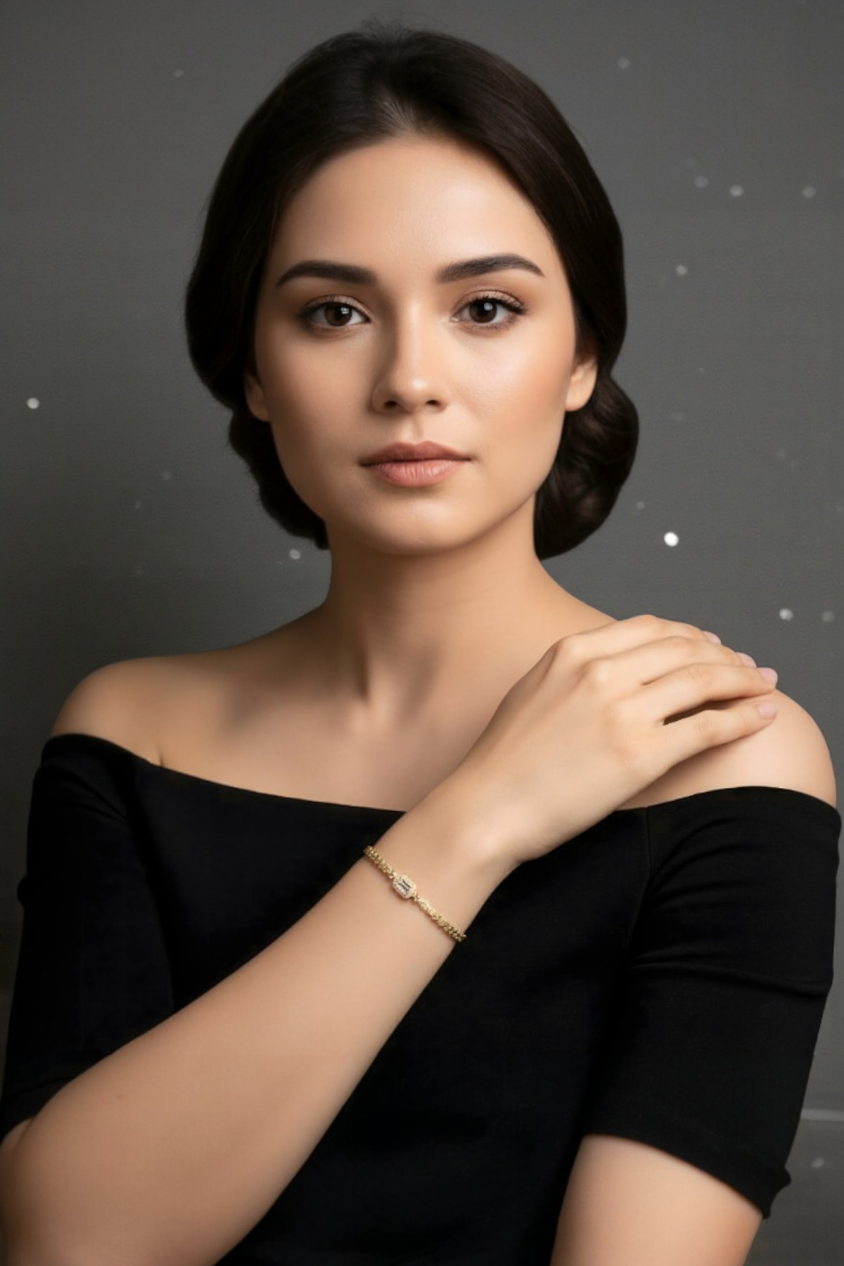 Baguette Stone Bracelet 14 Carat