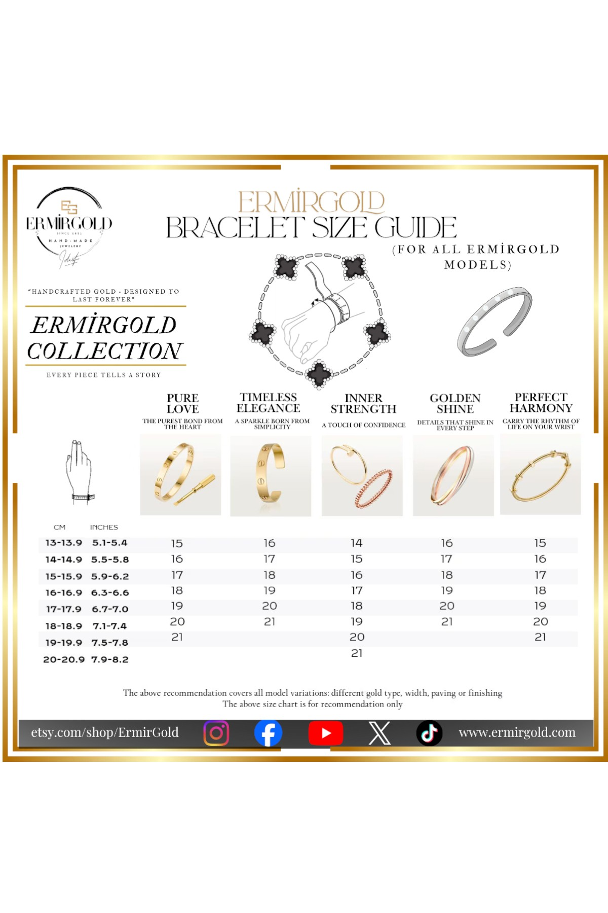 Baguette Stone Bracelet 14 Carat