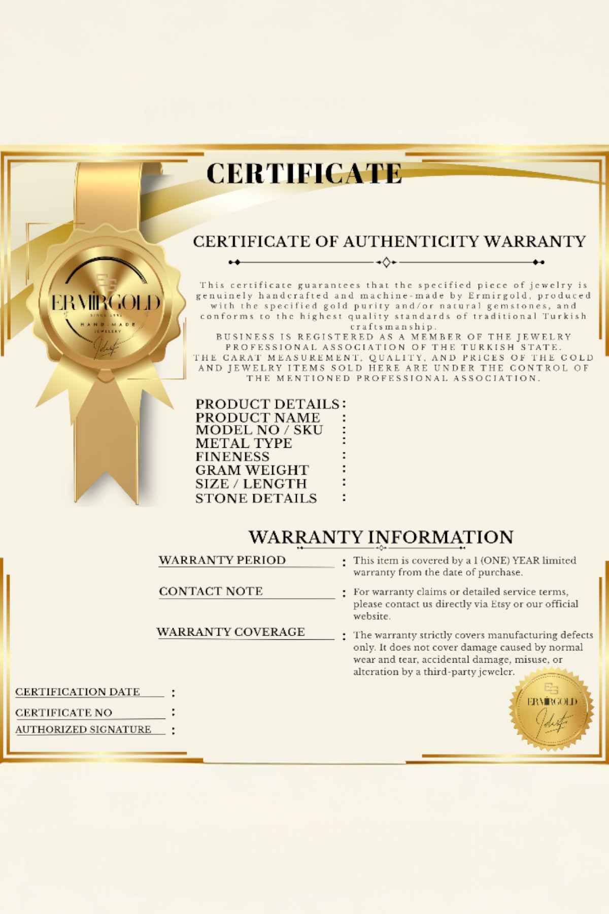 Fantasy-Armband 14 Karat