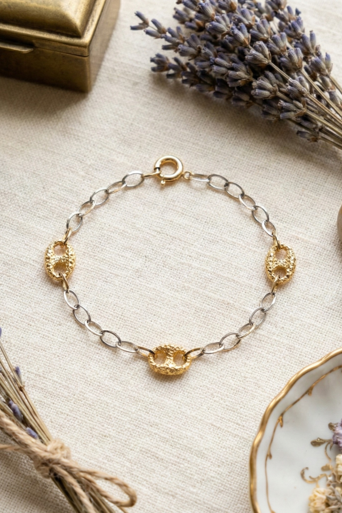 Fantasy-Armband 14 Karat