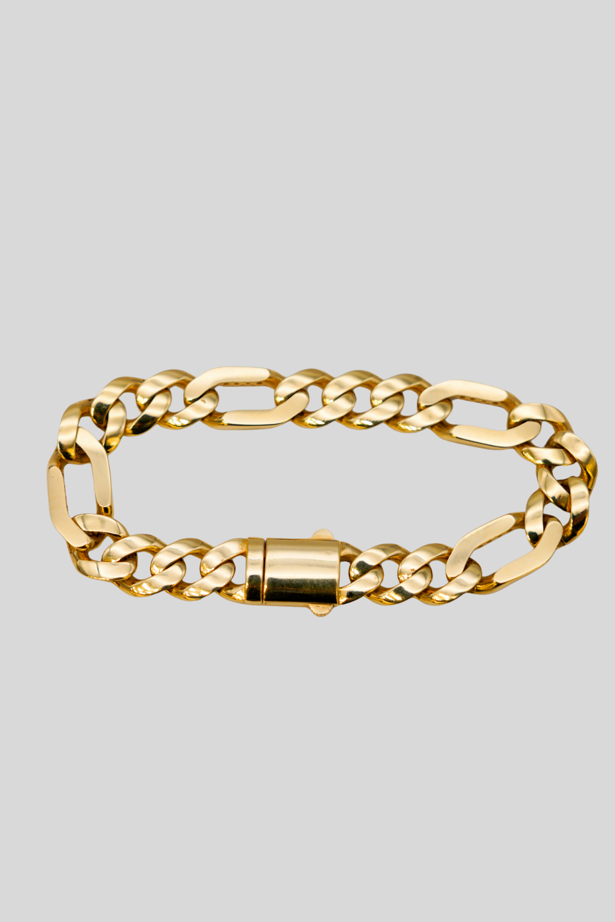Figaro-Armband 14 Karat